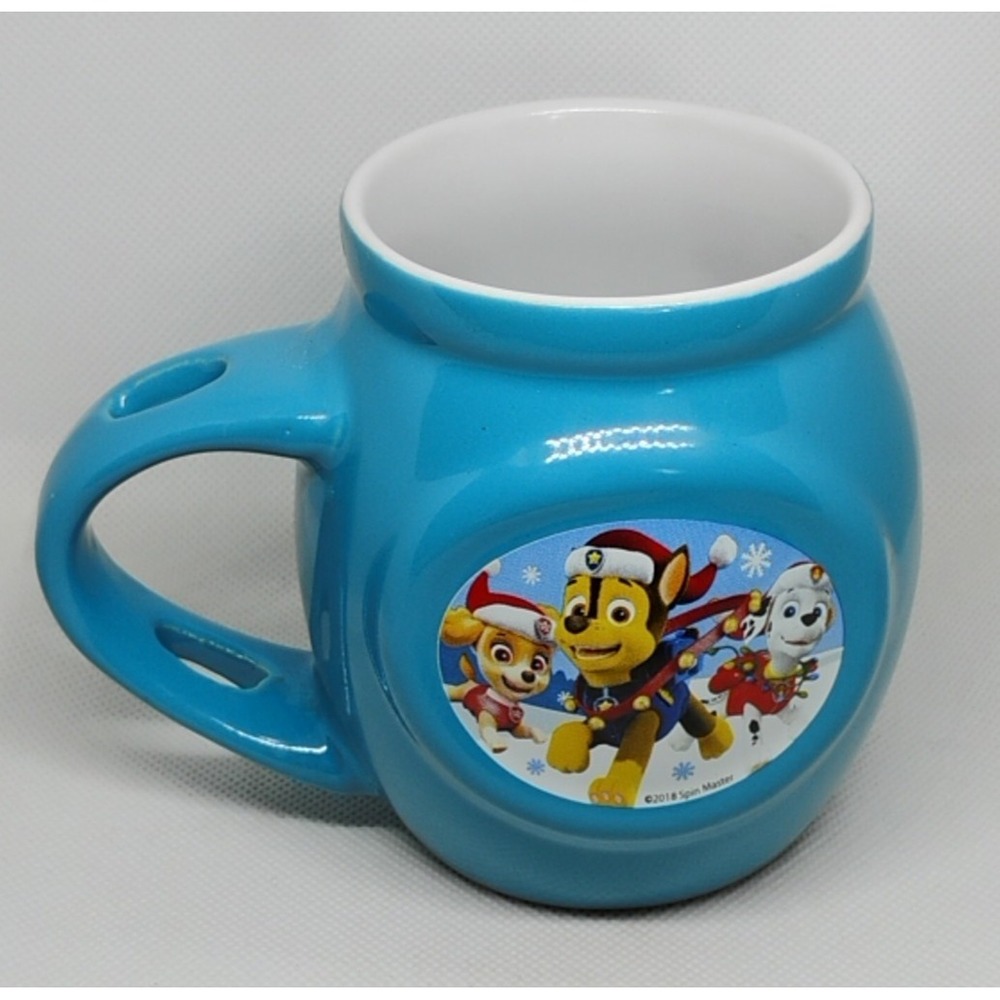 2018 Spin Master‎ PAW PATROL Christmas Holiday Winter Cocoa Tea Coffee Mug Cup - Picture 5 of 10